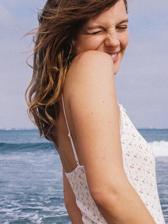 Cou Cou Intimates - Cami Slip - English Rose - Medium - Like New - Picture 3 of 11